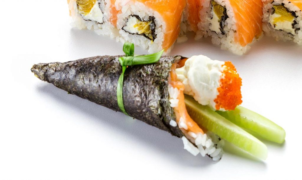 Wat is een temaki sushi?