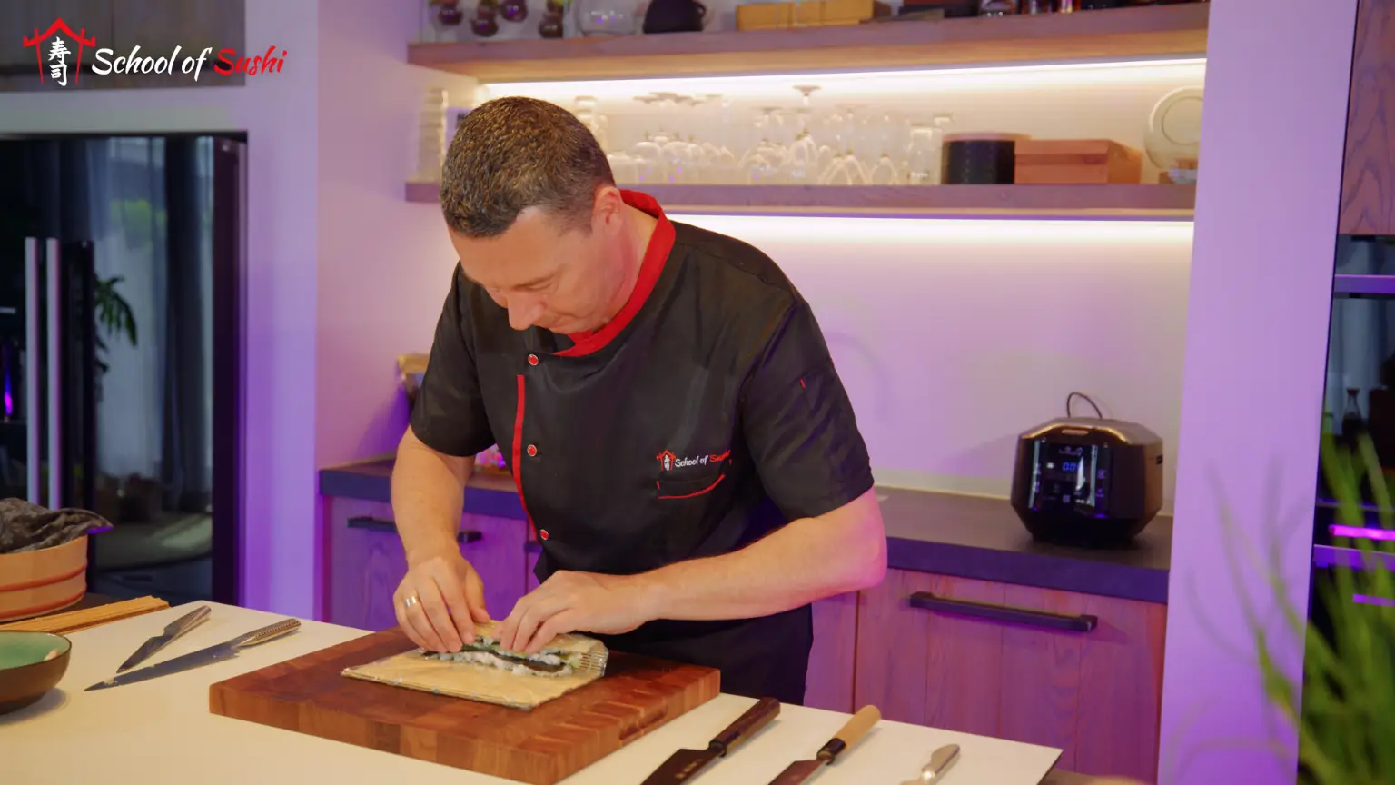 How to make BOSTON ROLL DE LUXE SUSHI? (7 minutes recipe)