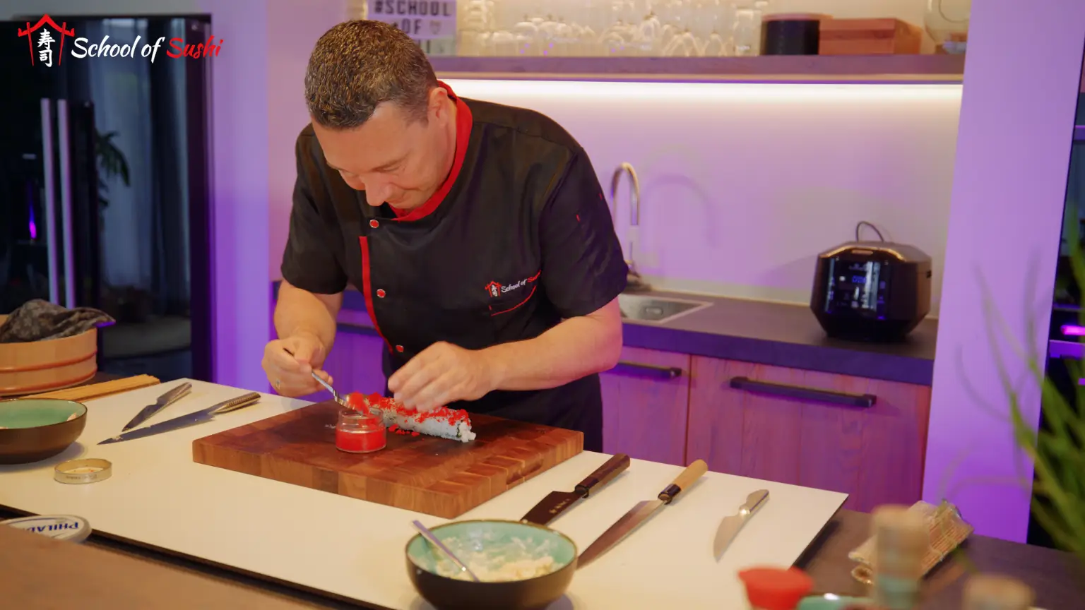 How to make BOSTON ROLL DE LUXE SUSHI? (7 minutes recipe)