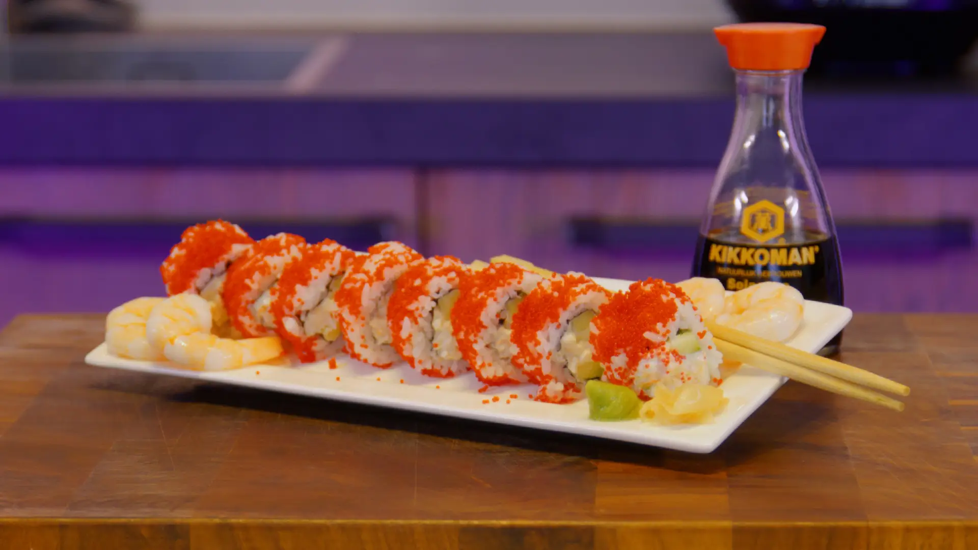 How to make BOSTON ROLL DE LUXE SUSHI? (7 minutes recipe)